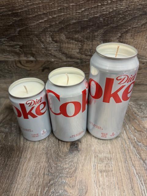 Diet Coke Scented Soy Wax Candle - 7.5oz, 12oz, 16oz - Hand, Glass Ornaments - Aroma Freshener candle - Perfume