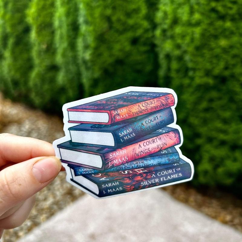 A Court of Thorns and Roses Hardback Bookstack Sticker