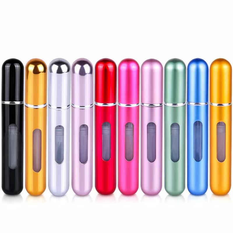 8ml Portable Mini Refillable Perfume Bottle With Spray Scent Pump Empty Cosmetic Containers Atomizer Bottle For Travel Tool