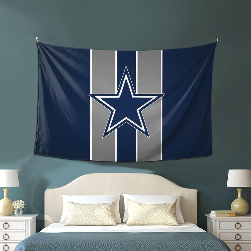 Dallas_Cowboys Decorative Tapestry for Bedroom Wall Hanging Stylish Popular Tapestries for Bedroom Living Room Dormitory Home Decor 60×40 inch