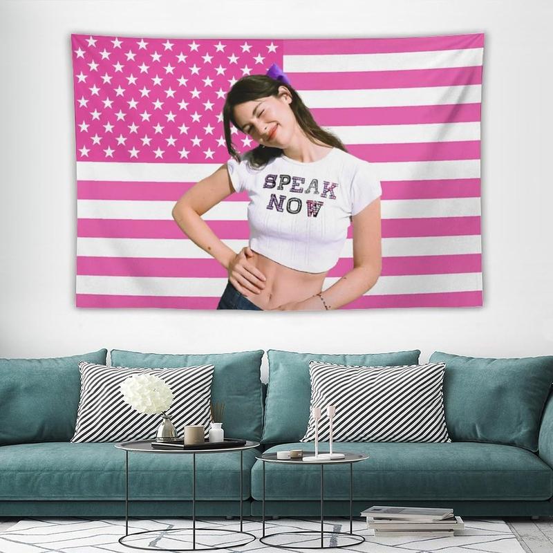 Funny Flag Gracie Abrams Tapestry Poster Wall Hanging Art Suitable for Room Bedroom Living Room Dormitory Wall Outdoor Garden Decoration Aesthetic Merch