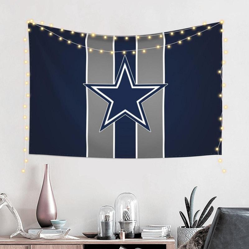 Dallas_Cowboys Decorative Tapestry for Bedroom Wall Hanging Stylish Popular Tapestries for Bedroom Living Room Dormitory Home Decor 60×40 inch