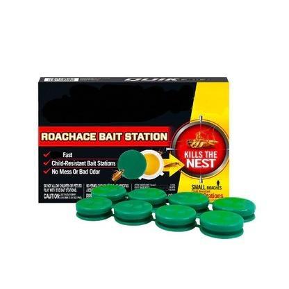 Killing Bait, Roach Bait Station For Large Roaches, Kills The Nest, Child-Resistant, 8 Count,Insects