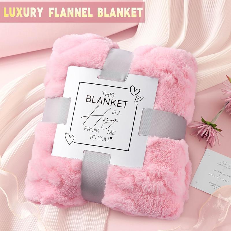 Birthday Gifts for Women Self Care Get Well Soon Gifts, Luxury Rose  Gift Basket with Flannel Blanket -  Christmas Vantines Mother's Day Gifts for Mom  Friend Sister Wife