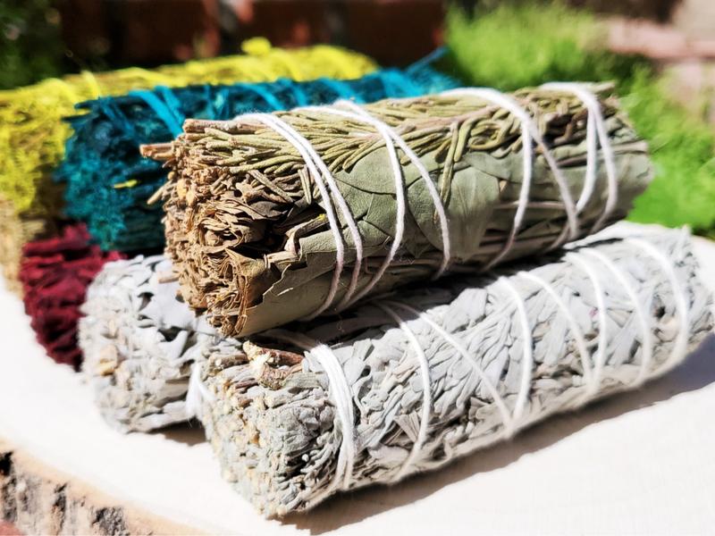 7 Pack Sage Sticks Smudge Kit 4'' Long, Natural Herbs Incense Bundles 7 In 1 Gift Box For Healing, Energy Cleansing, Yoga, Meditation