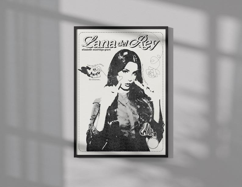 Lana Del Rey Poster | Music Poster | Wall Art | Wall Decor - Poster no framed.