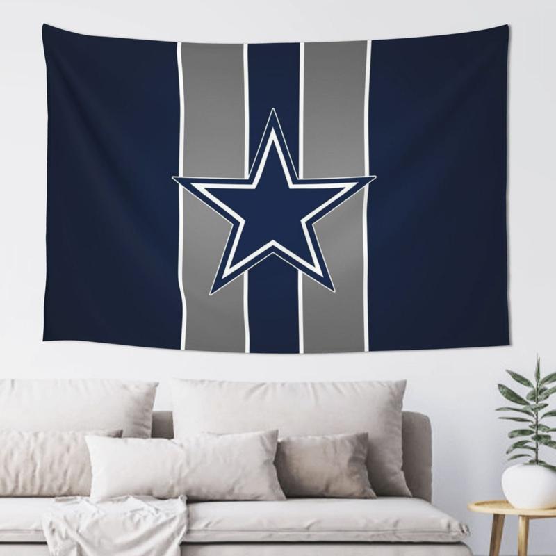 Dallas_Cowboys Decorative Tapestry for Bedroom Wall Hanging Stylish Popular Tapestries for Bedroom Living Room Dormitory Home Decor 60×40 inch