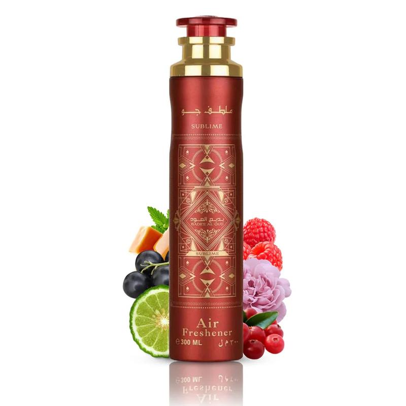 Badee Al Oud Sublime Air Freshener Spray by Lattafa 300ml Floral Fragrance