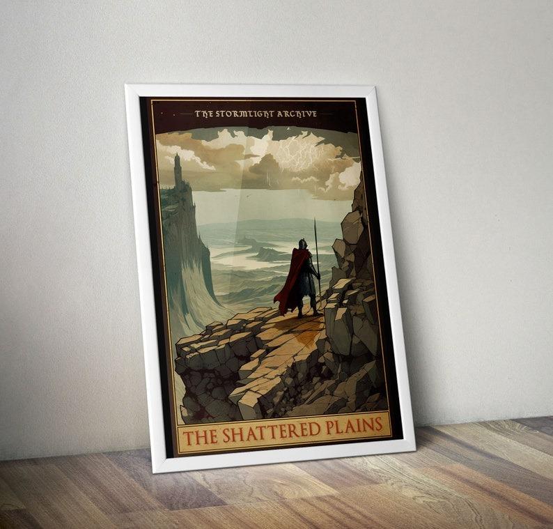 (Choose Style) Stormlight Archive - Vintage Travel Poster Mega Bundle - Brandon Sanderson- Fantasy Wall Art - The Way of Kings - Coppermind Cosmere