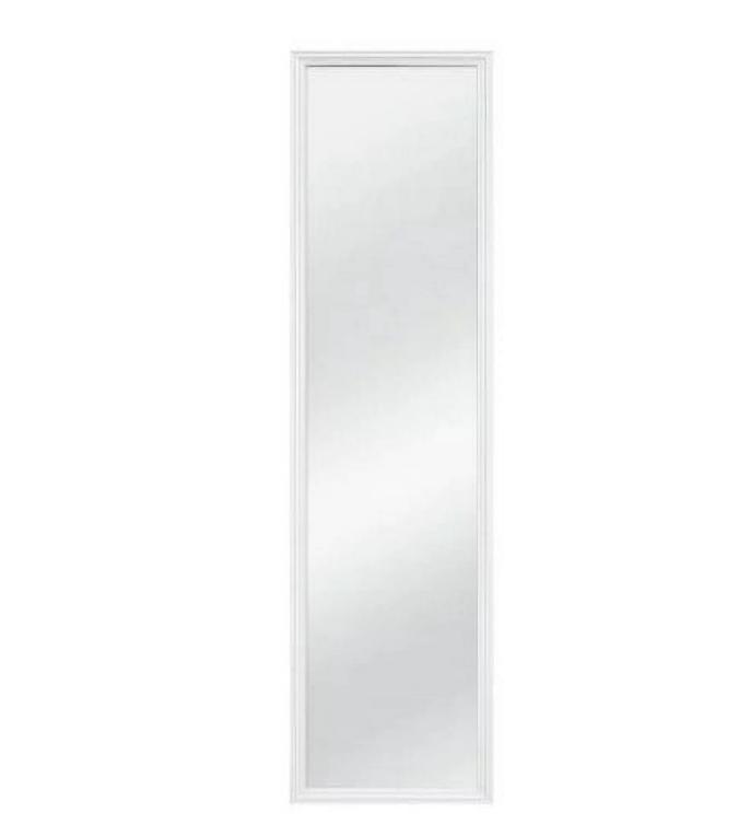 13x49 Full-Length Rectangular White Mirror