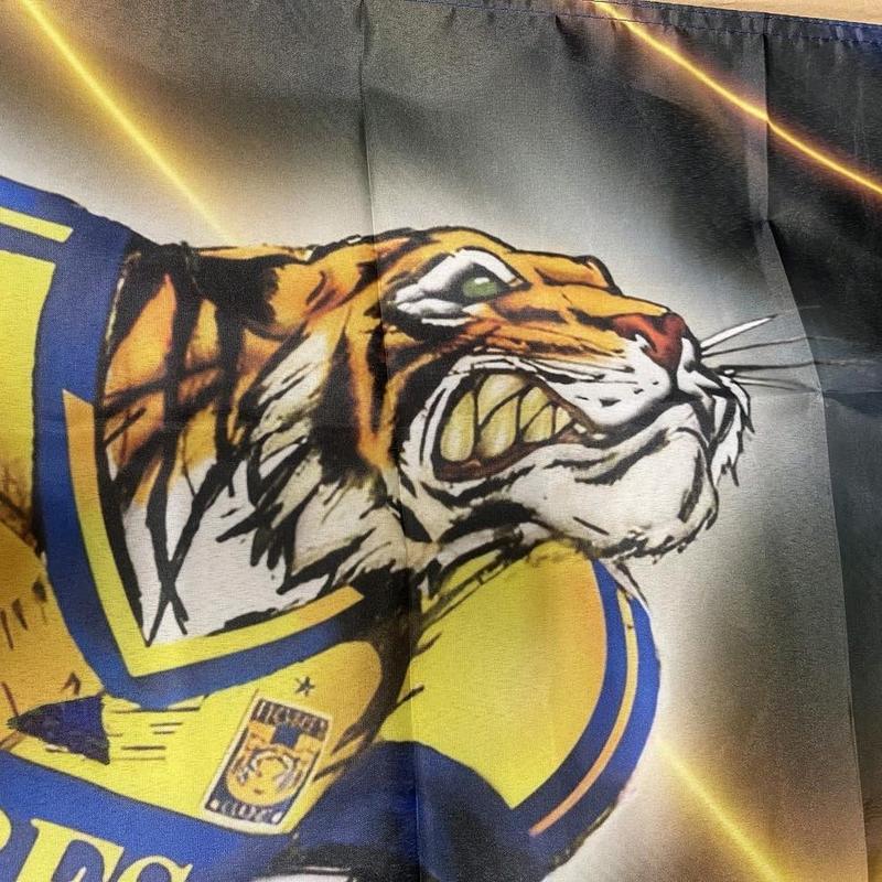 Club Tigres Soccer Banner Flag 3x5 Ft. - Colorful and Logo