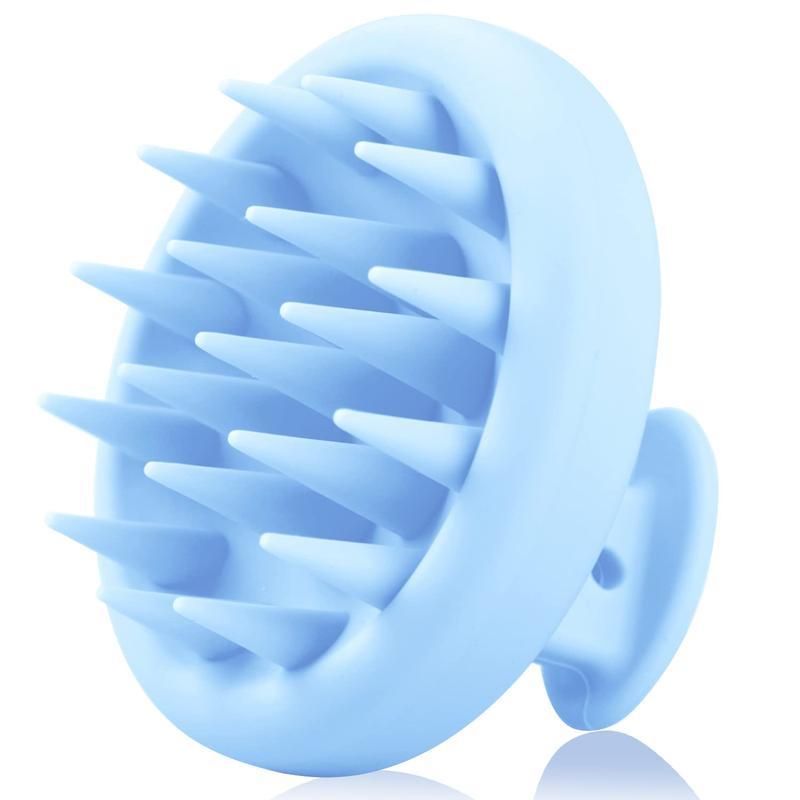 Scalp Massaging Shampoo Brush - Gentle Exfoliating Hair & Scalp Cleanser, Unisex, Hypoallergenic & Fragrance-Free shampoo brush Accessories Silicone