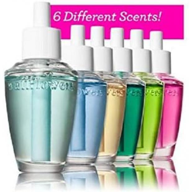 6-Pack Wallflowers Sampler Fragrance Refills, 6 Different Scents, Assorted Colors