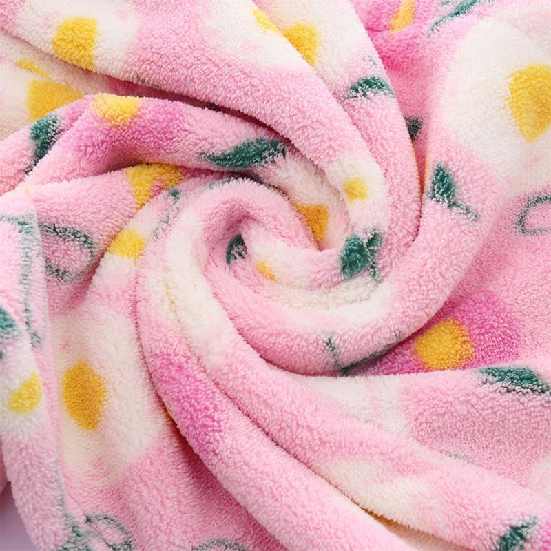 Floral Pattern Hair Drying Towel, 2 Counts set Quick Drying Hair Towel, Super Absorbent Wrap for Women & Girls, Bathroom Accessories