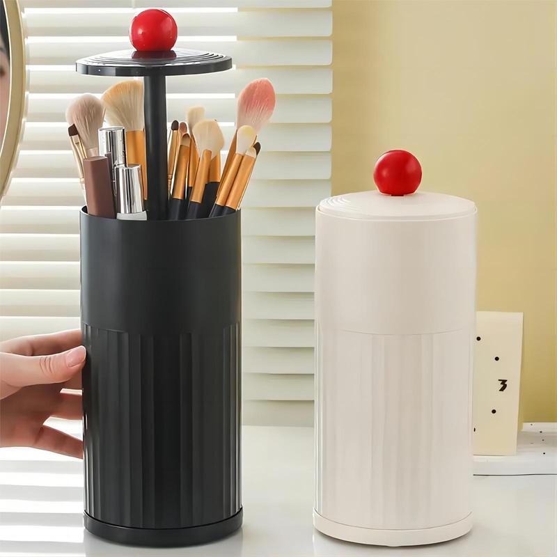 Makeup Brush Holder, 1 Count Multi-functional Makeup Brush Storage Box, Desktop Makeup Brush Holder, Home Organizer for Makeup Brush, Pen