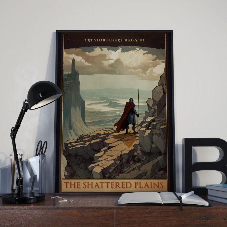 (Choose Style) Stormlight Archive - Vintage Travel Poster Mega Bundle - Brandon Sanderson- Fantasy Wall Art - The Way of Kings - Coppermind Cosmere