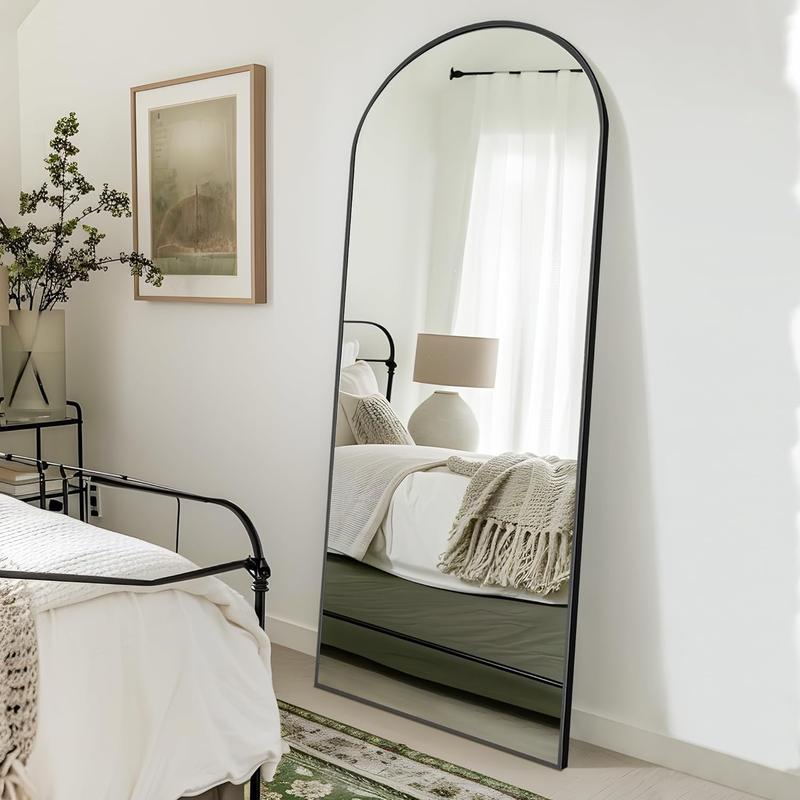 Arched Full Length Mirror with Stand, 64