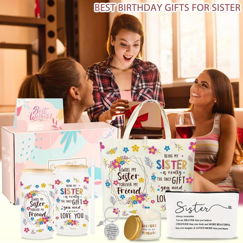 Sisters Gifts from Sister Birthday Gifts for Sister Christmas Box Gifts Ideas   Friend Birthday Gifts Basket for Sisters Soul Sister Women Female Bestie Big Sister BFF