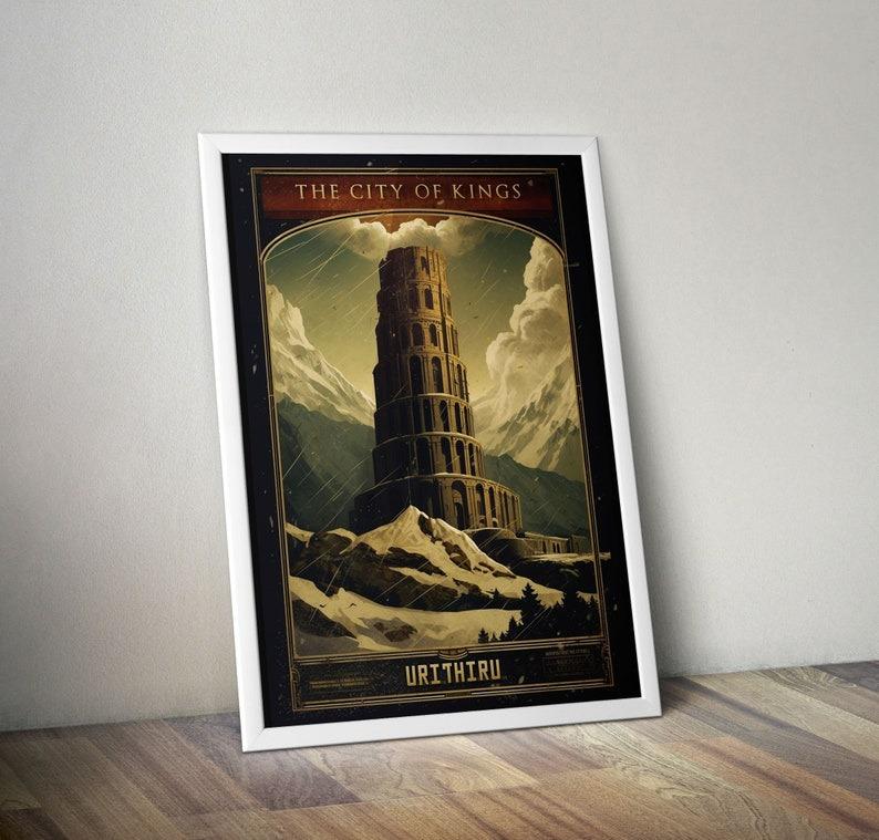 (Choose Style) Stormlight Archive - Vintage Travel Poster Mega Bundle - Brandon Sanderson- Fantasy Wall Art - The Way of Kings - Coppermind Cosmere