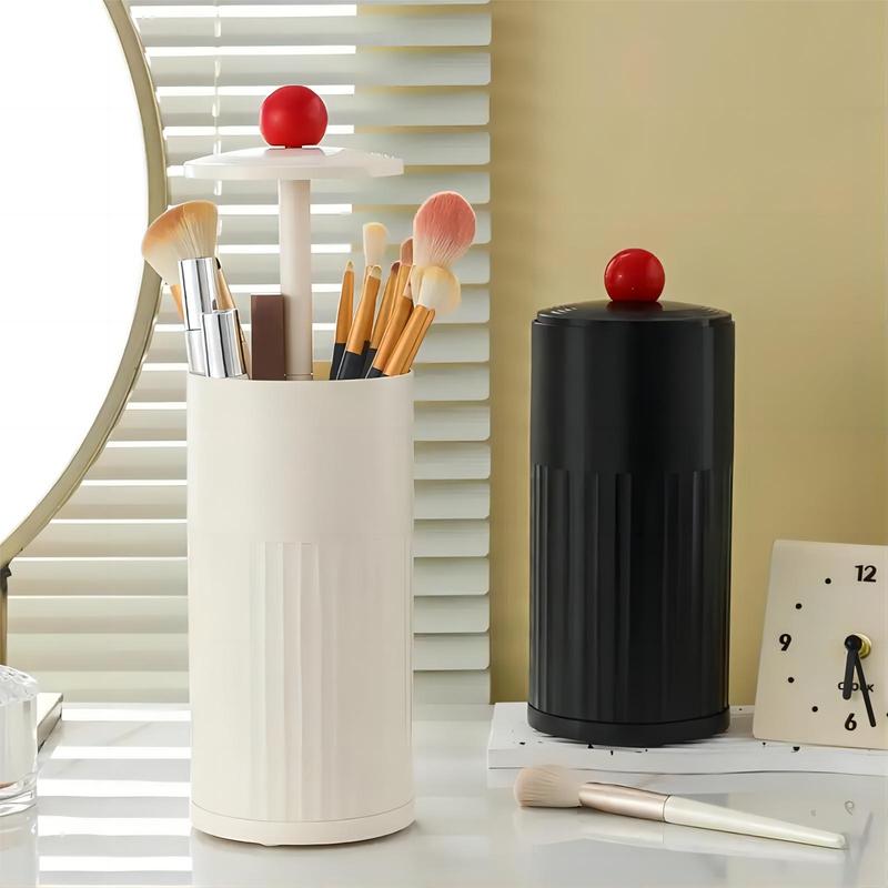 Makeup Brush Holder, 1 Count Multi-functional Makeup Brush Storage Box, Desktop Makeup Brush Holder, Home Organizer for Makeup Brush, Pen