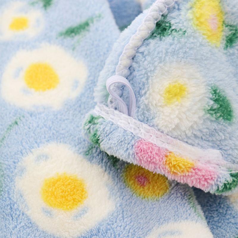 Floral Pattern Hair Drying Towel, 2 Counts set Quick Drying Hair Towel, Super Absorbent Wrap for Women & Girls, Bathroom Accessories