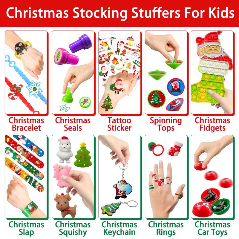 Christmas Toys Assortment For Kids Party Favors, Stocking Stuffers for Kids,Goodie Bag Stuffers, Gifts Prizes For Classroom Rewards, Stuff Fillers for Advent Calendar, Birthday Pinata Stuffers