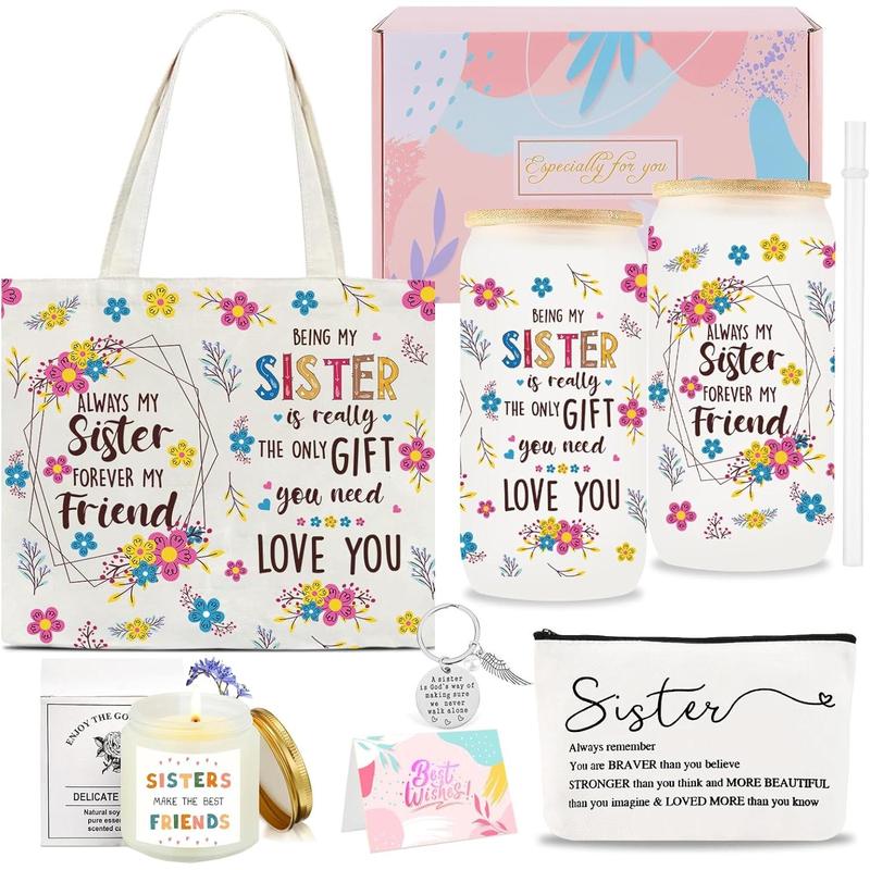 Sisters Gifts from Sister Birthday Gifts for Sister Christmas Box Gifts Ideas   Friend Birthday Gifts Basket for Sisters Soul Sister Women Female Bestie Big Sister BFF