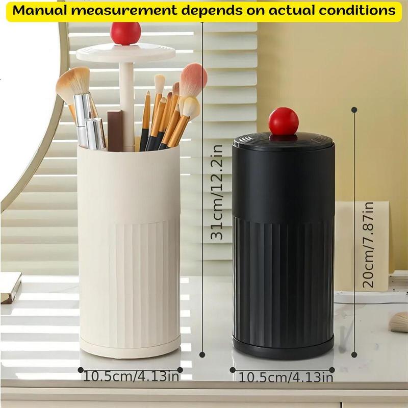 Makeup Brush Holder, 1 Count Multi-functional Makeup Brush Storage Box, Desktop Makeup Brush Holder, Home Organizer for Makeup Brush, Pen