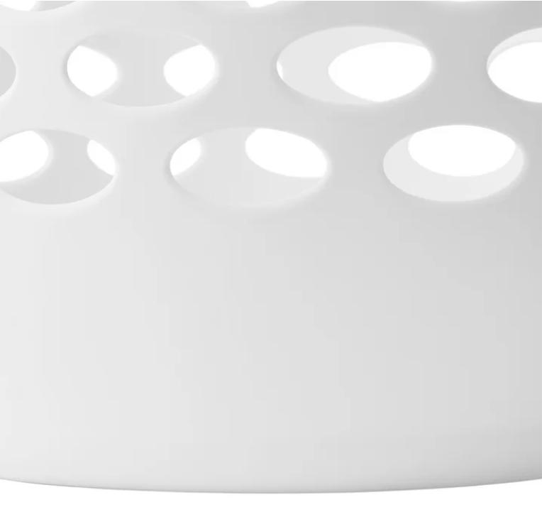 Flexible Round Laundry Hamper - White, Perfect for Home Organization