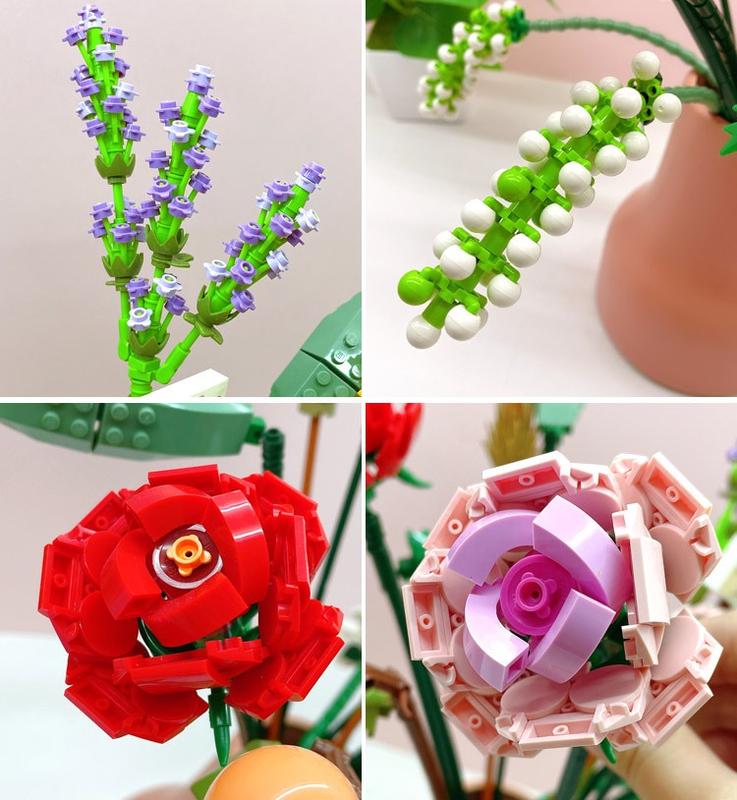 Colorful Decoration Eternal Flowers, Purple colored flowers Decorative Plants Room Ornaments