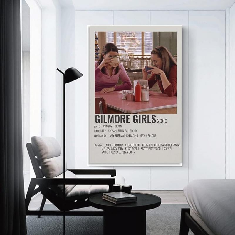 TV Series Gilmore Girls 90s Vintage Posters & Prints on Canvas Wall Art Poster for Room Decor Painting Decoration room decor