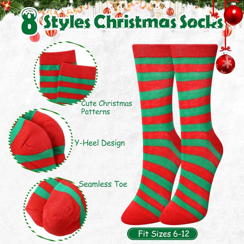 32 count Christmas Gifts Set Christmas Makeup Bags Bulk Santa Socks Christmas to Do List Notepad Snowman Ballpoint Pens Christmas  Xmas Party Winter Gifts