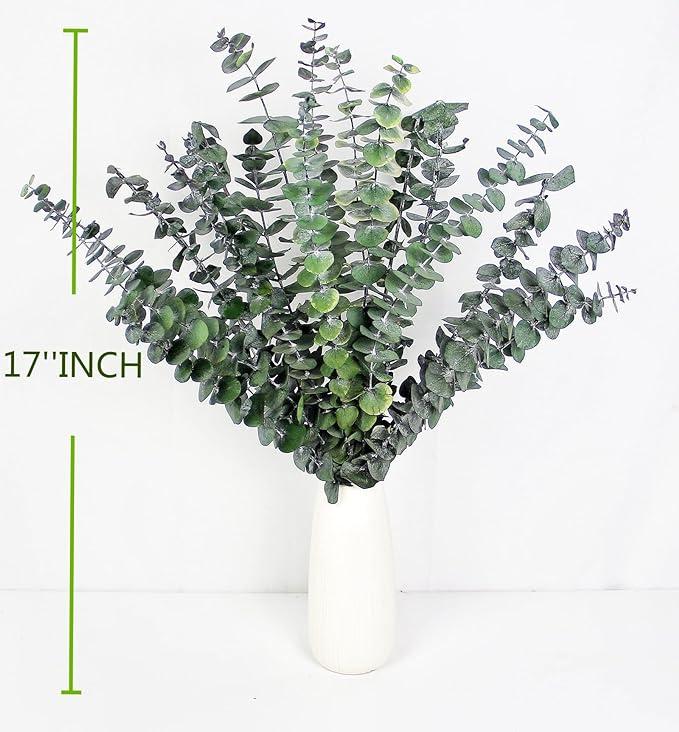 Dried Preserved Eucalyptus Real Plants: Artificial Eucalyptus Crafted from Fresh Eucalyptus Stems for Shower Hanging, Home, Apartment