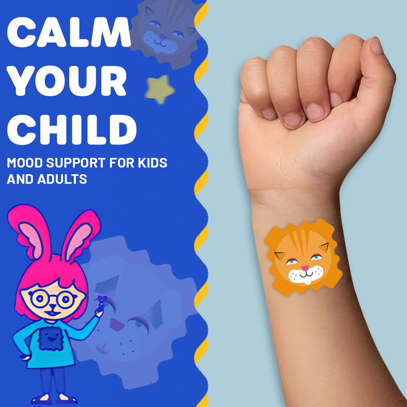 NATPAT ZenPatch Mood Calming Stickers for Kids and Adults – Natural & Chemical Free, Mood Support for Relaxation, Calm and Emotion Regulation