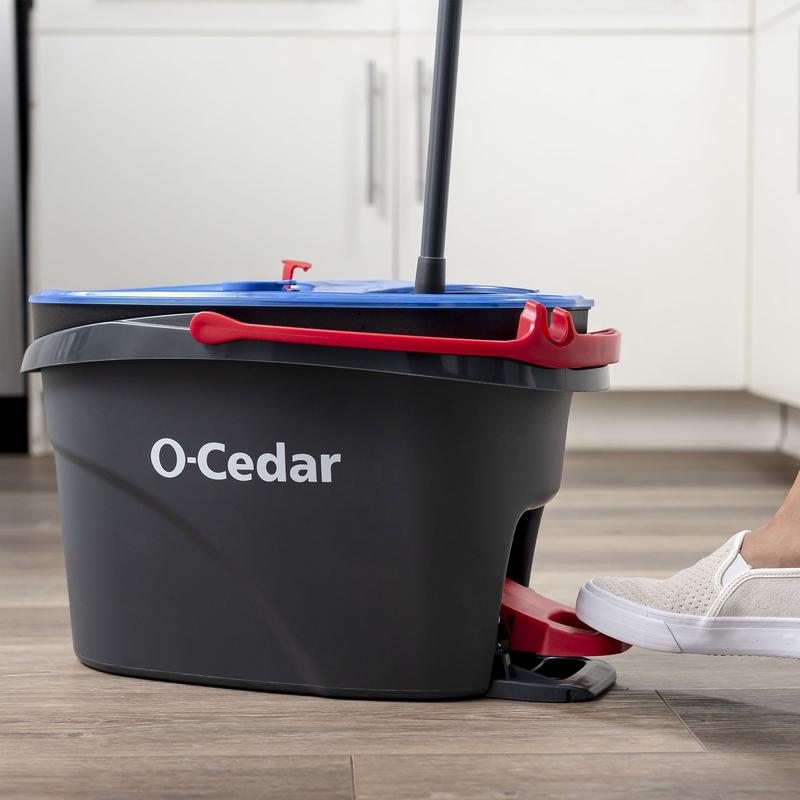 O-Cedar RinseClean Clean Water Spin Mop and Bucket System | Clean with Clean Water | Removes 99% of Bacteria || RHIANNA