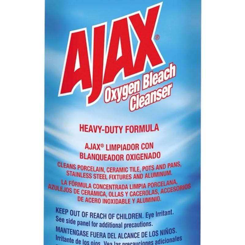 Ajax Oxygen Bleach Powder Cleanser, 21oz Canister - Household Cleaning Supplies purpose floor multipurpose cleaner