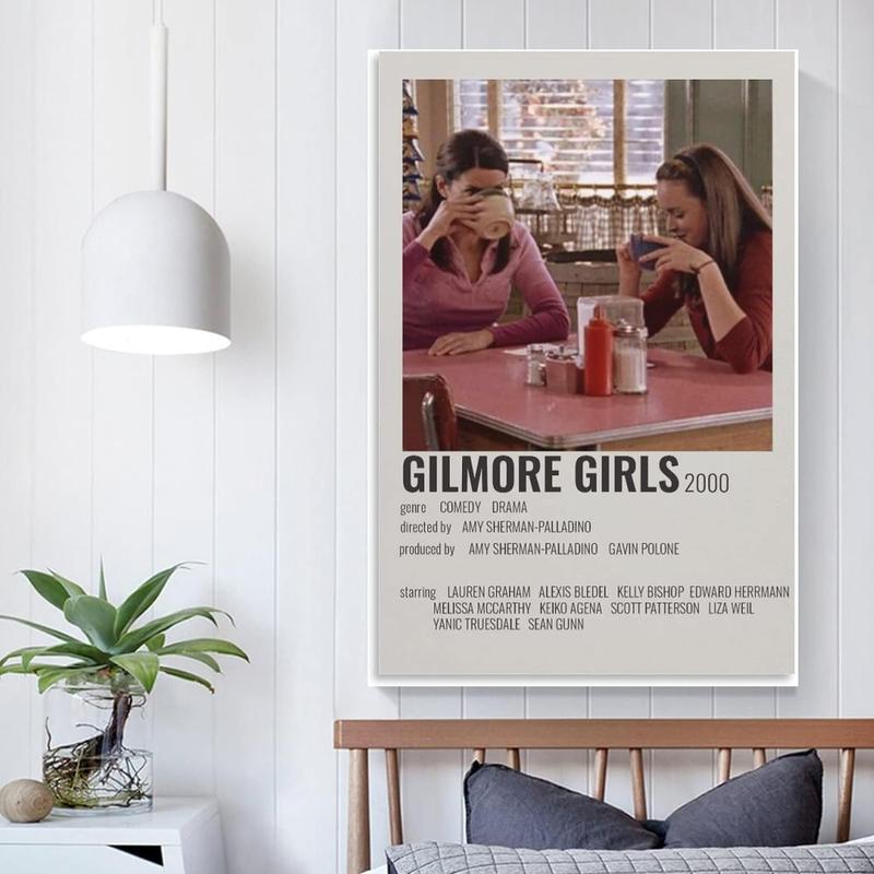 TV Series Gilmore Girls 90s Vintage Posters & Prints on Canvas Wall Art Poster for Room Decor Painting Decoration room decor