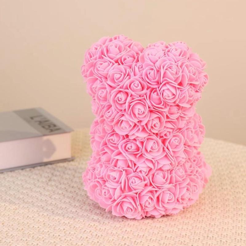 Homemade Rose Bear Artificial Home Decor Gift