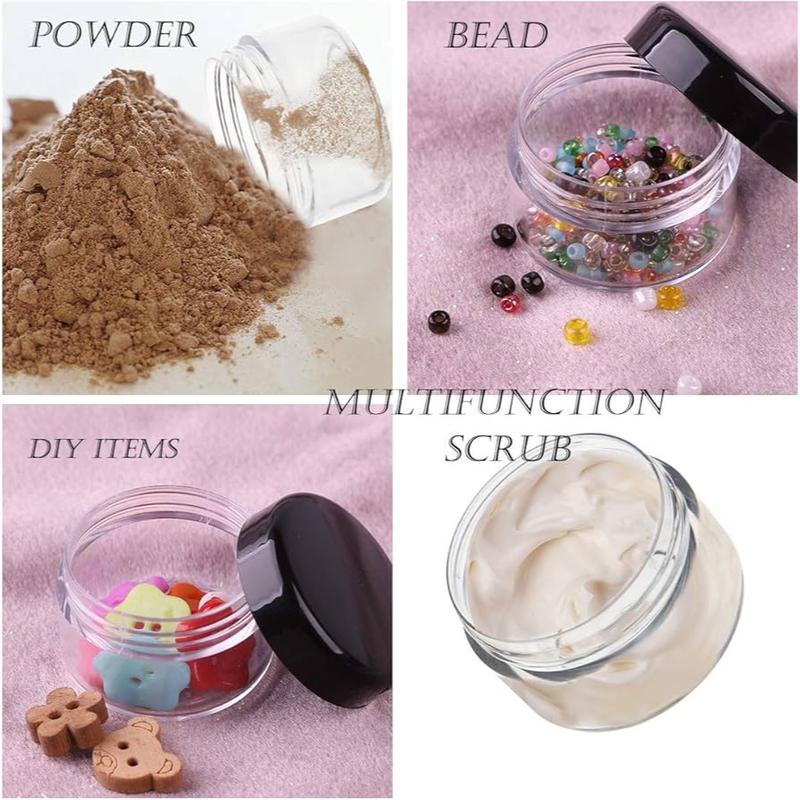 5 Gram Sample Containers with Lids, 50PCS Mini Makeup Containers, Empty Plastic Travel Cosmetic Containers