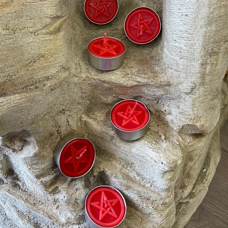 Pentacle Tea Light Candle