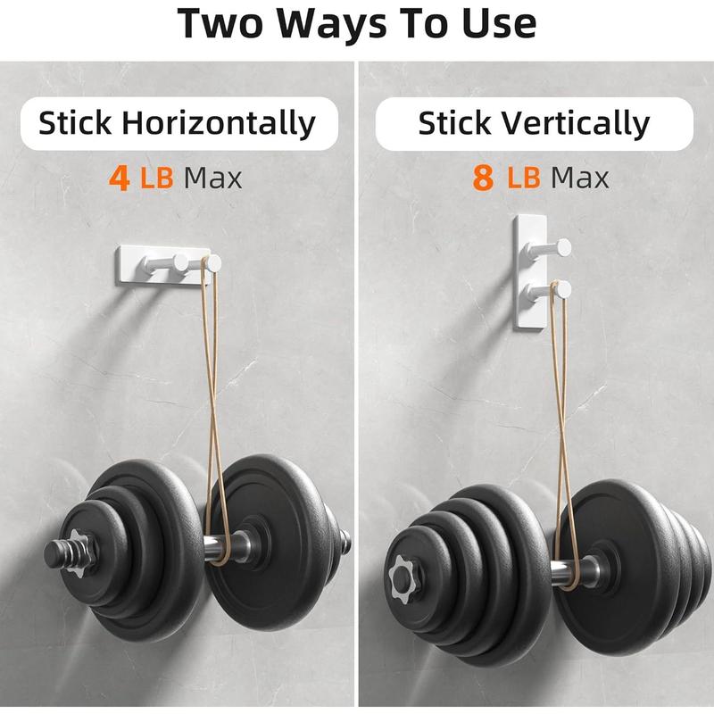 Shower Hook Inside Razor Holder: Adhesive Waterproof Wall Hook for Hanging, Shower Accessories Hanger Organiser