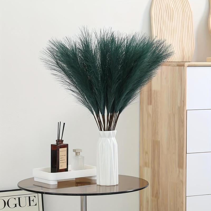 Artificial Pampas Grass, 15pcs Faux Pampas, Boho Decor for Home Living Room, Decorative Flowers Plants for Home Party Wedding