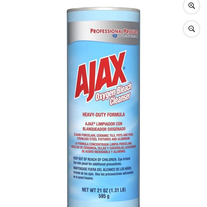 Ajax Oxygen Bleach Powder Cleanser, 21oz Canister - Household Cleaning Supplies purpose floor multipurpose cleaner