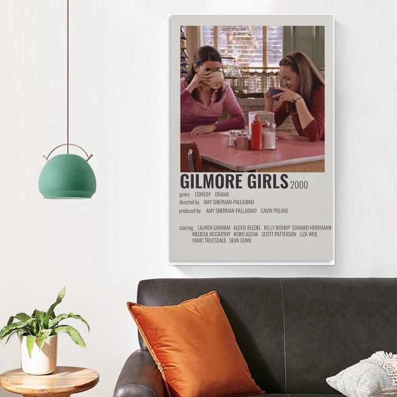 TV Series Gilmore Girls 90s Vintage Posters & Prints on Canvas Wall Art Poster for Room Decor Painting Decoration room decor