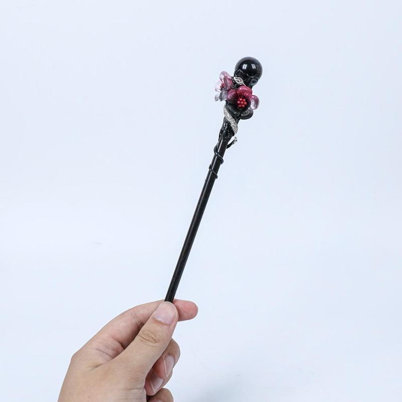 Creative Colorful Artificial Crystal Decor Cosplay Wand, Cute Wand for Girls, Handmade Wand for Cosplay, Party Decor, Wands for Party, Cosplay, Costume Party, Festival