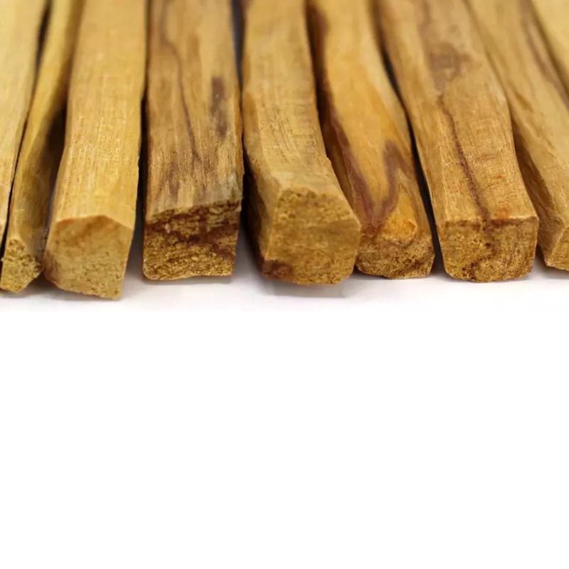 25 Palo Santo sticks 4“ holy wood 100 % natural balsamic scented incense Ecuador Aroma Freshener