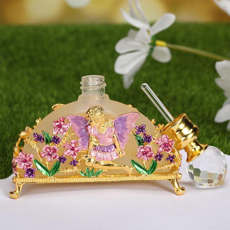 Empty Perfume Bottle, Creative Cartoon Flower Design Travel Perfume Dispenser, Empty Perfume Bottle for Travel