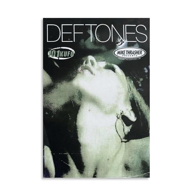 Deftones Album Vintage Poster Rock Band Poster for Room Aesthetic Canvas Wall Art Bedroom Decor