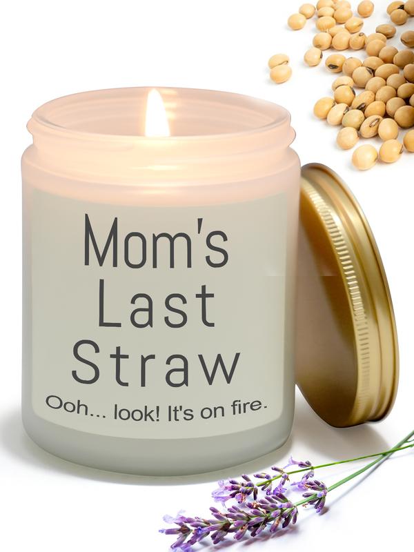 Gift for Mom and Women, Lavender Scented Candle for Birthday Christmas Mothers Gifts Day from Daughter Son. Happy Retirement party last nerve