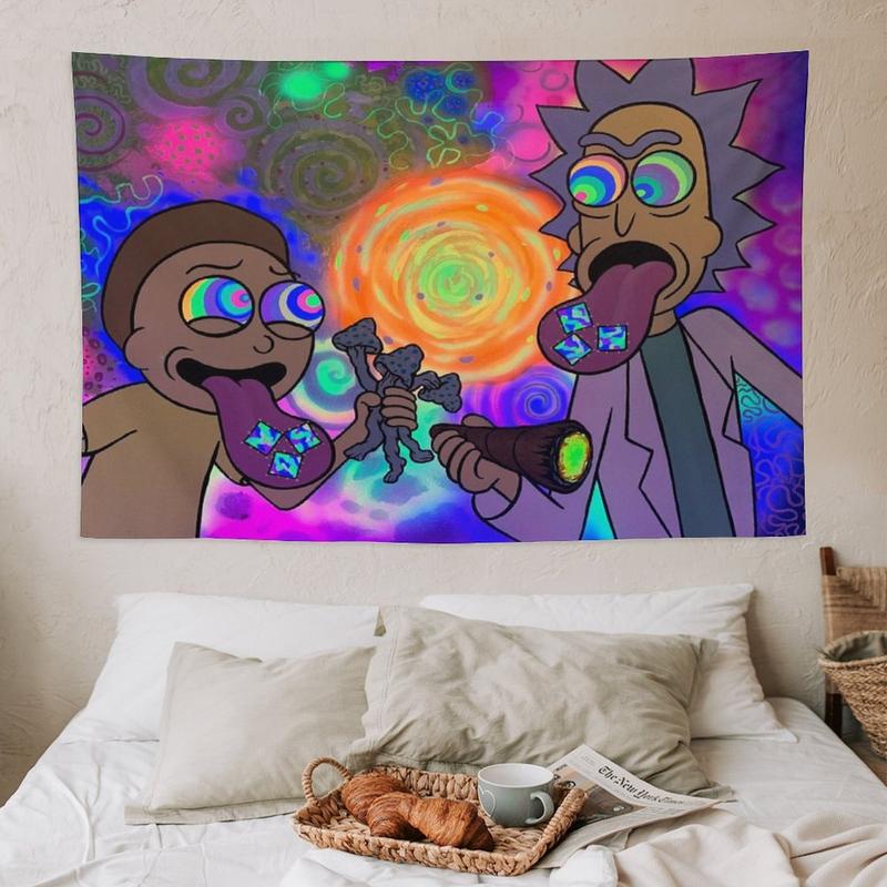 Anime Tapestry Wall Hanging Tapestry for Bedroom Aesthetic Living Room Cool Funny Tapestries